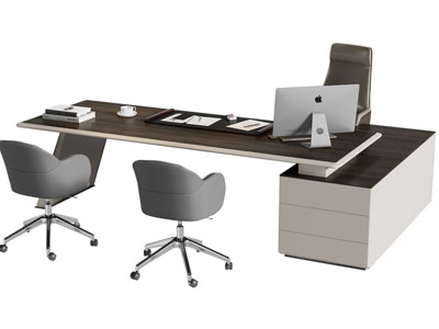 现代老板台 老板桌椅组合