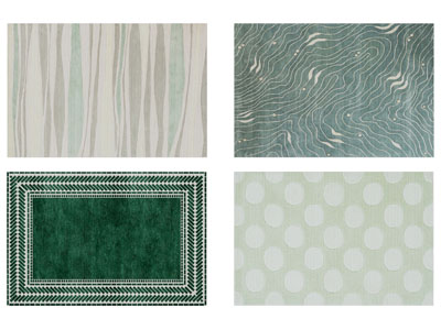 现代长方形地毯3d模型 现代长方形地毯