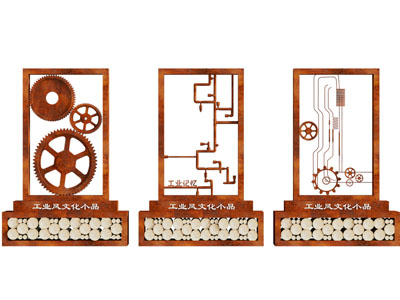 工业风loft文化雕塑小品 摆件组合