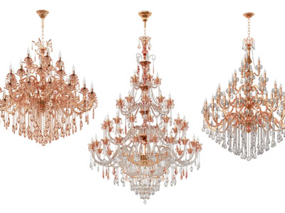 欧式水晶多层烛台吊灯