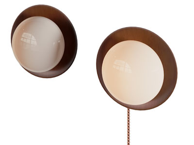 现代球灯罩壁灯