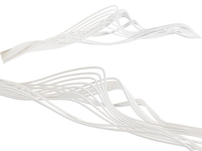 现代城市抽象水景山脉雕塑小品