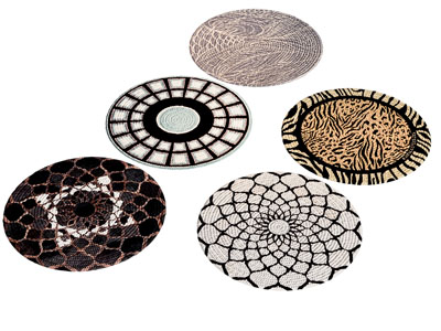 现代圆形地毯3d模型 现代圆形地毯