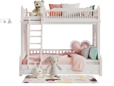 美式儿童上下铺 儿童床
