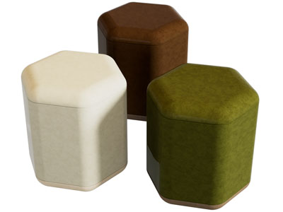 现代多边形坐墩 沙发凳子