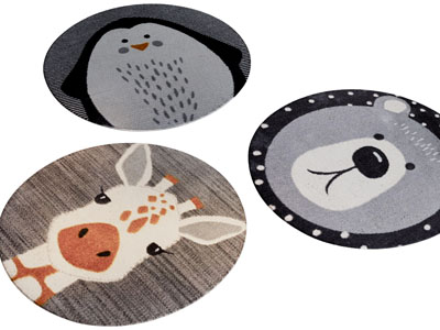 现代圆形儿童地毯3d模型 现代圆形儿童地毯