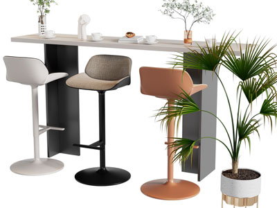 现代吧台吧椅