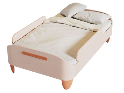 现代儿童床 单人床