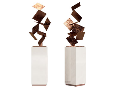 现代抽象摆件组合