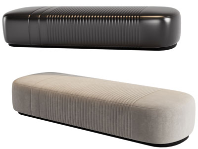 现代椭圆形沙发凳子