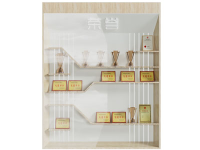 现代荣誉背景墙 展示墙3d模型 现代荣誉背景墙 展示墙