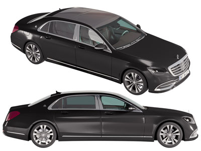 现代黑色轿车 汽车