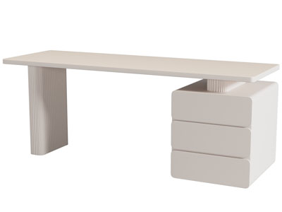 现代书桌3d模型 现代书桌