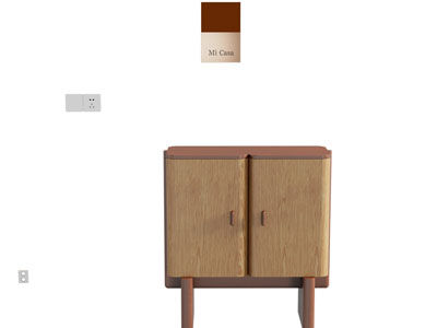 现代玄关柜 边柜