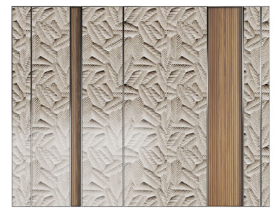 现代立体装饰花纹背景墙3d模型 现代立体装饰花纹背景墙