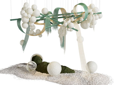 现代石子景观园艺小品