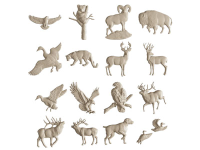 现代飞禽 动物浮雕 墙饰