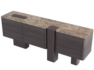 现代实木电视柜