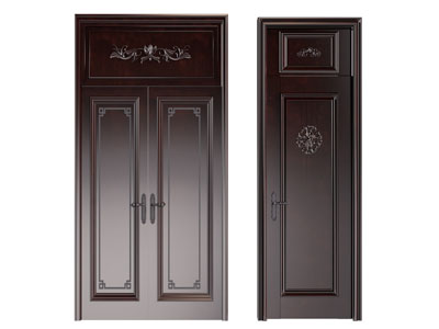 新中式双开门 平开门