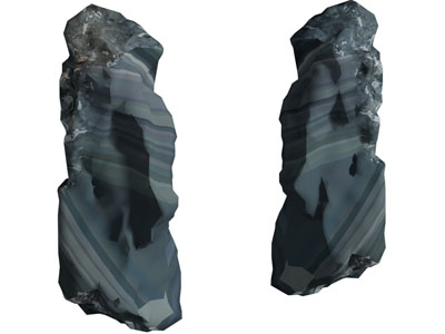 现代石头雕塑雕刻 摆件组合3d模型 现代石头雕塑雕刻 摆件组合