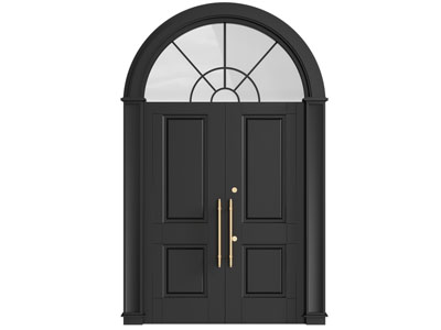 法式双开门 大门 木门