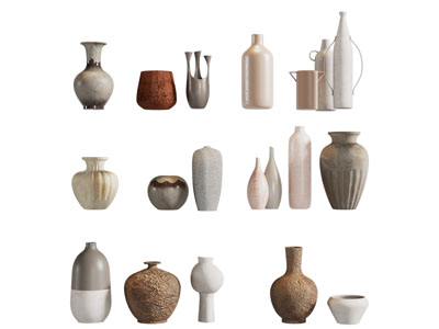 现代陶艺花瓶 陶瓷器皿