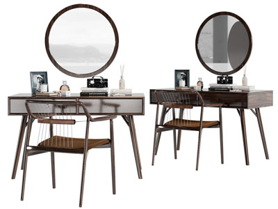 新中式化妆 梳妆台