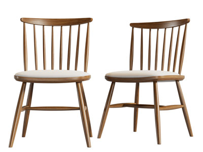 北欧实木休闲椅子 餐椅