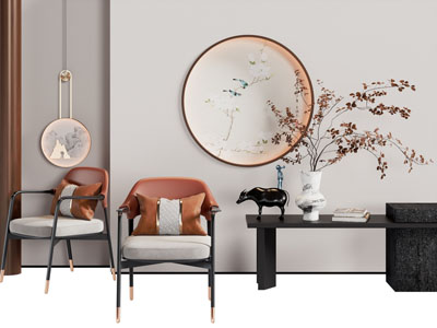 新中式休闲椅子