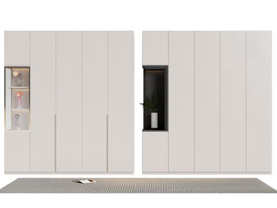 现代衣柜3d模型 现代衣柜