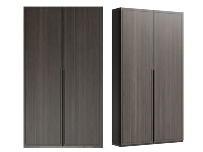 新中式实木衣柜3d模型 新中式实木衣柜