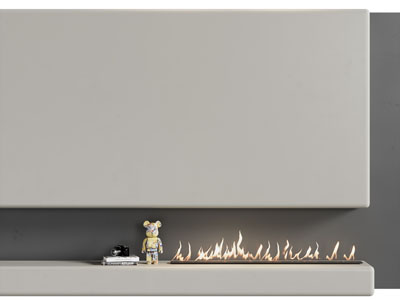 现代带壁炉火炉的背景墙3d模型 现代带壁炉火炉的背景墙