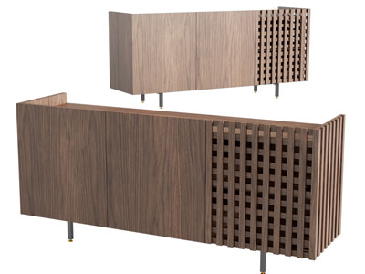 中古风前台接待台