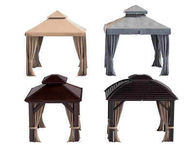 新中式帷幔3d模型 新中式帷幔