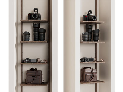 现代数码相机3d模型 现代数码相机