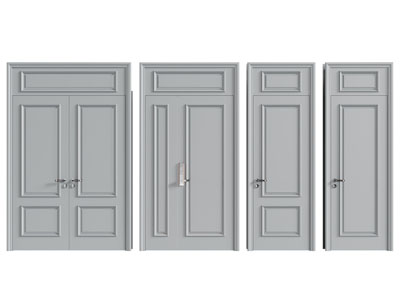 美式实木双开门 平开门