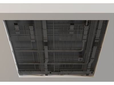 工业风loft天花吊顶