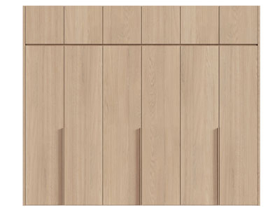 现代实木衣柜3d模型 现代实木衣柜