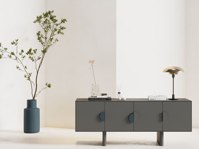 侘寂风玄关柜 边柜