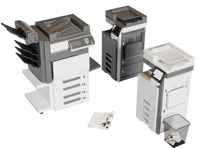 现代打印机 办公电器3d模型 现代打印机 办公电器