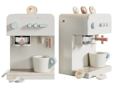 现代全自动咖啡机3d模型 现代全自动咖啡机