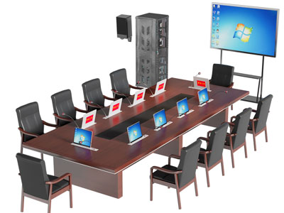 现代会议桌椅组合3d模型 现代会议桌椅组合