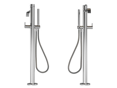 现代不锈钢淋浴花洒 水龙头