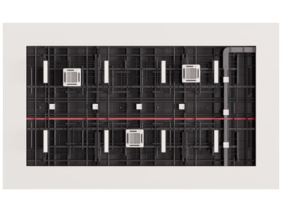 工业风loft管道天花吊顶