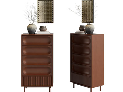 中古风斗柜 边柜