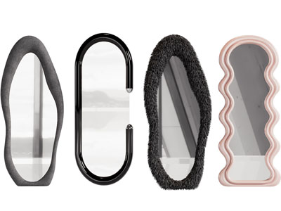 现代异形穿衣镜 墙饰