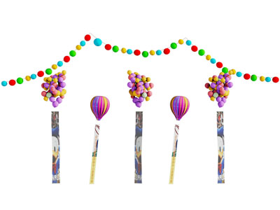 现代气球 热气球