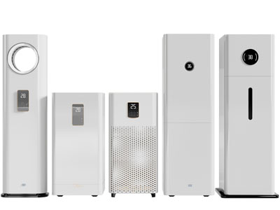 现代净化器 加湿器 除湿器3d模型 现代净化器 加湿器 除湿器