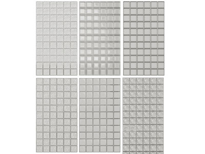 现代玻璃砖隔断3d模型 现代玻璃砖隔断