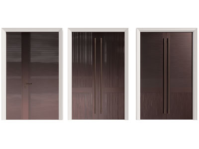 现代子母门 双开门 平开门